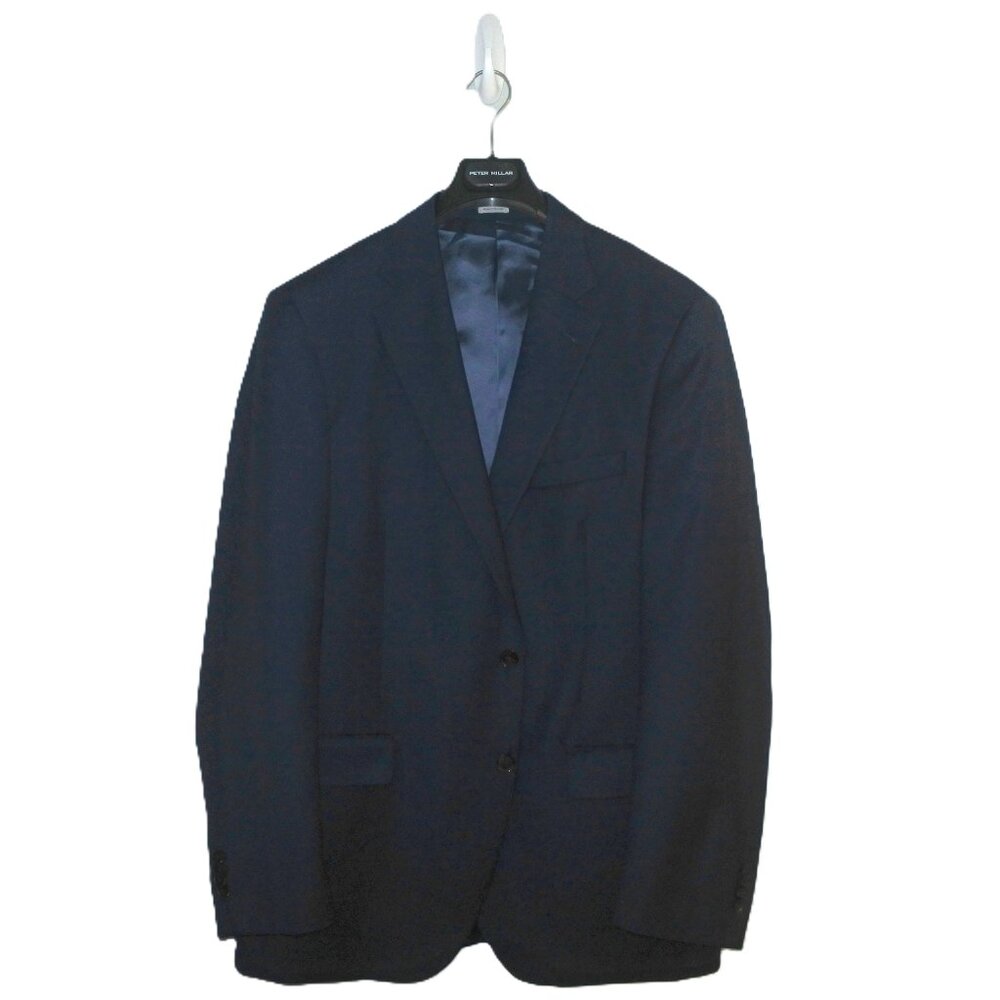 NWOT Men's Peter Millar 44T Long Tall Sport Coat in Navy Blue